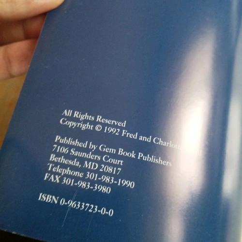 Fred Ward Rubies & Sapphires book like new