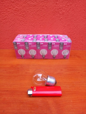 Vintage light bulbs 10w E27 new, pack of 10