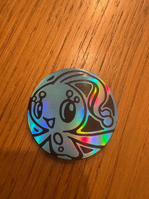 Pokémon Official Coin Blue Manaphy like new