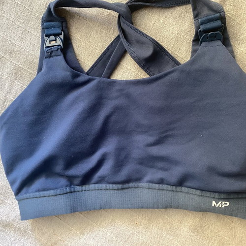 Myprotein sports nursing bra used, medium, blue