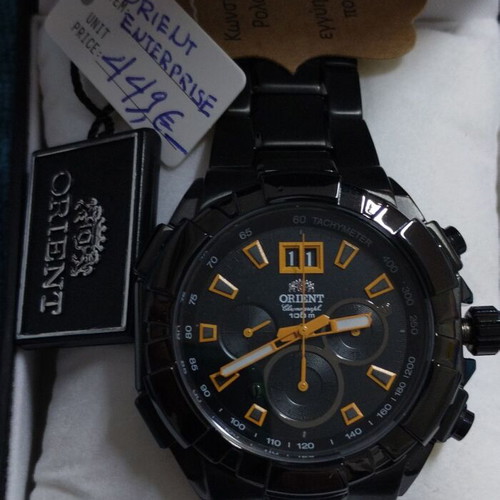 Orient Enterprise Diver Sports Tactical Chronograph watch, Gunmetal
