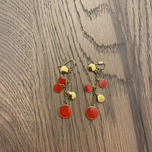 Ralph Lauren earrings, orange
