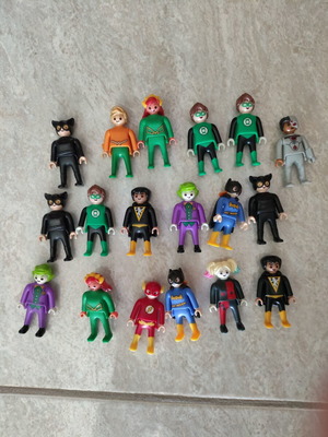 Playmobil DC heroes like new, all together