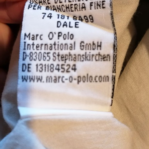 Marc O'Polo cotton dress new, size S, beige and brown