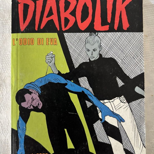 Diabolik 3 collectible comics like new, 1995-1996 Italian noir