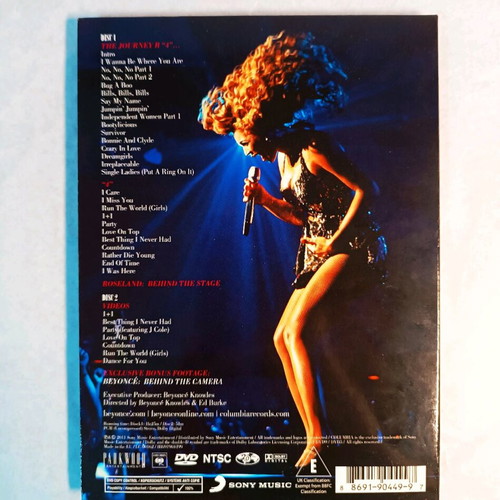 Beyonce Live At Roseland Elements of 4 2disc DVD like new