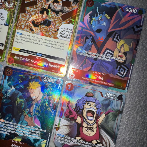 One Piece 8x AA Cards ST30 Alternate Arts New