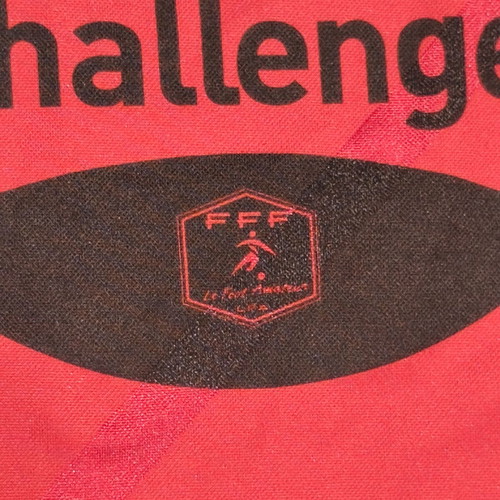 Adidas Red Soccer Jersey CA Mozaic Foot Challenge FFF #9 Size M used
