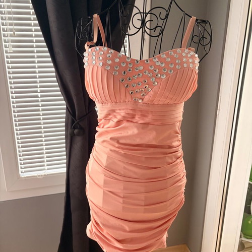 Pink dress for special occasions, size S