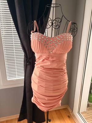 Pink dress for special occasions, size S