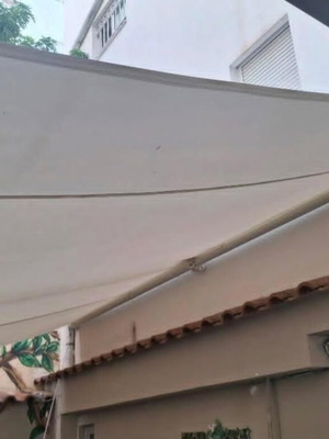 Τέντα σε χρώμα εκρού 4×5