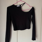 Bershka black blouse size S like new