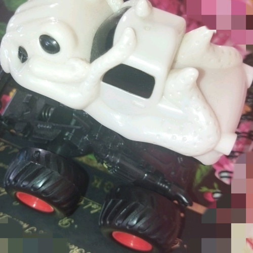 Hotwheels Monsterjam White Dog used collectible toy car