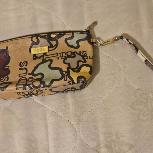 Tous women's wallet used, yellow and gold