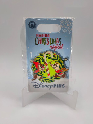 Disney 2024 Chip 'n Dale festive collectible pin new