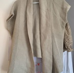 Massimo Dutti knitted vest like new, beige, size L