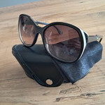 Emporio Armani sunglasses like new, dark brown with case