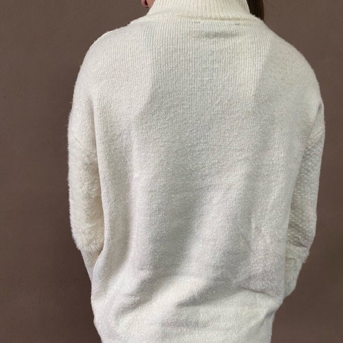 White sweater used, sizes S and M