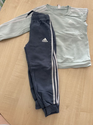 Adidas kids' sportswear set, size 2-3 years, blue