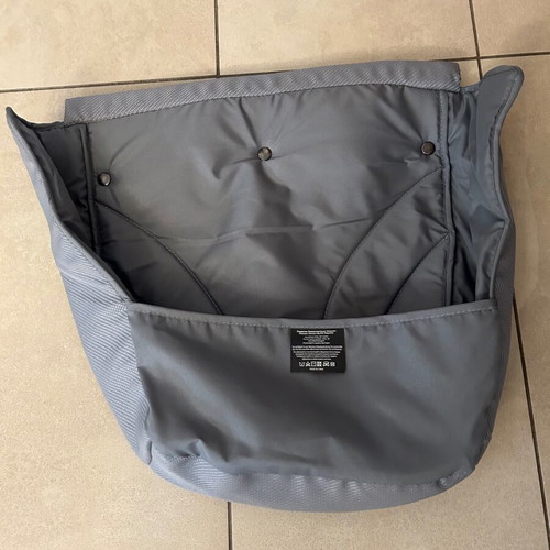 Port Bebe Cangaroo gray with stroller cover like new