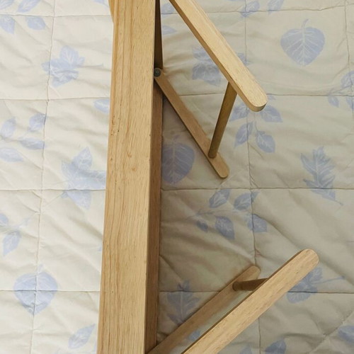 Wooden bed tray with folding legs like new