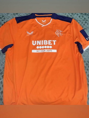 Φανέλα Rangers Γλασκώβης τρίτη εμφάνιση 2022/23 3XL σαν καινούργιο