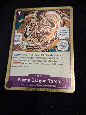 Flame Dragon Torch EB04-040 card new