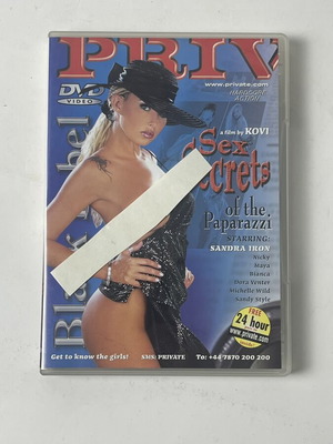 Sex Secrets of the Paparazzi DVD used, Private Black Label collector edition