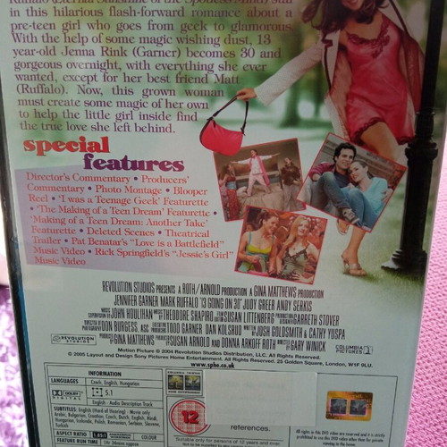 13 Going on 14 30 DVD like new comedy