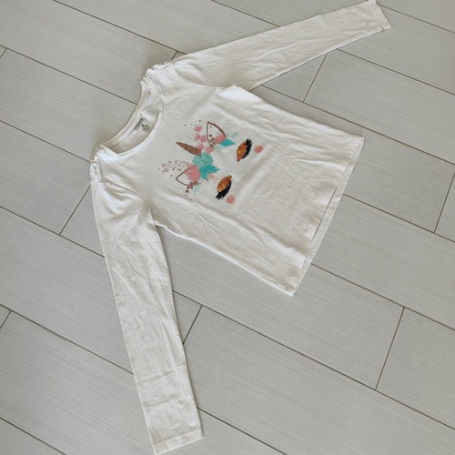 Long-sleeve T-shirts for Girls Size 10 like new, multicolor, pack of 4