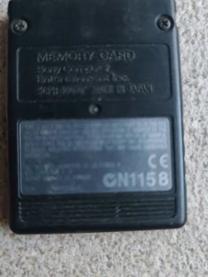 PlayStation 2 Memory Card used, functional