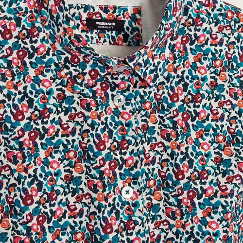 Walbusch cotton women's shirt, multicolor, size L