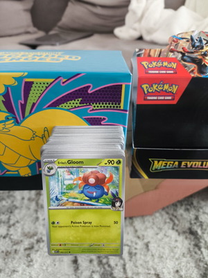 Κάρτες Ascended Heroes Pokemon σαν καινούργιες, πακέτο 122, common uncommon rare