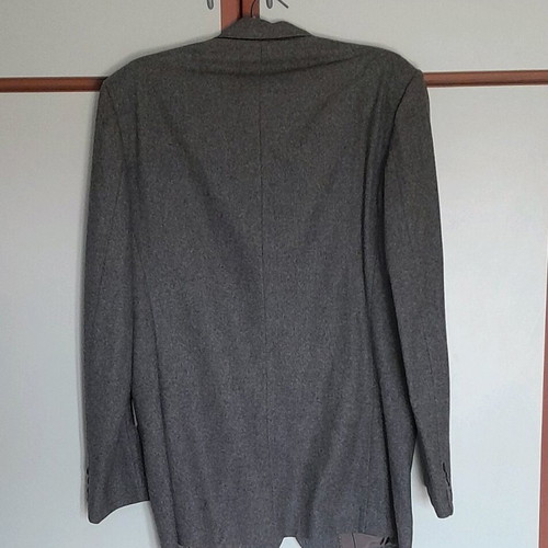 Wool blazer Abrand Jeans gray and brown like new size 54