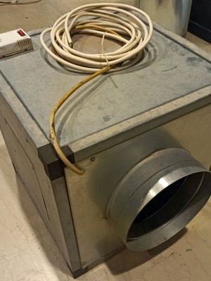 Επαγγελματικός εξοπλισμός εξαερισμού μεταχειρισμένος με παρελκόμενα 2HP για 50-100τμ