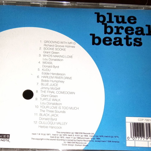 Blue Break Beats CD used, 1992 EMI, jazz