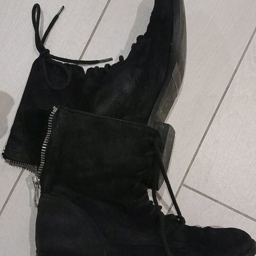 Castor boots used, black, size 39