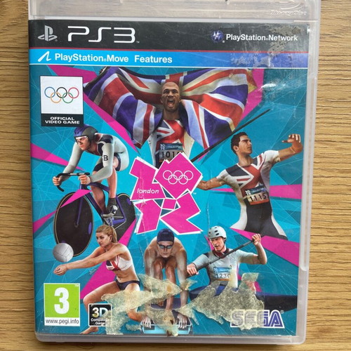 PS3 London 2012 used, complete with manual, 2 pieces