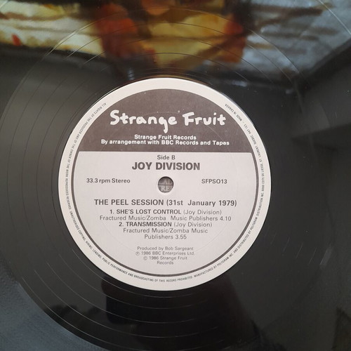 Joy Division The Peel Sessions vinyl record used, pop