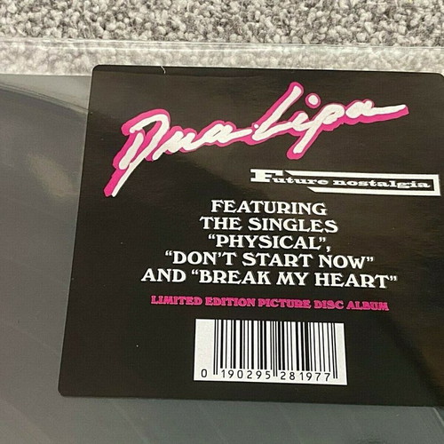 Vinyl album Dua Lipa Future Nostalgia limited edition new