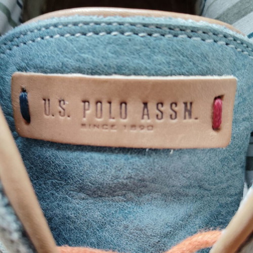 Men's shoes U.S. Polo Assn Lennox model size 46 used, elegant, gray and beige