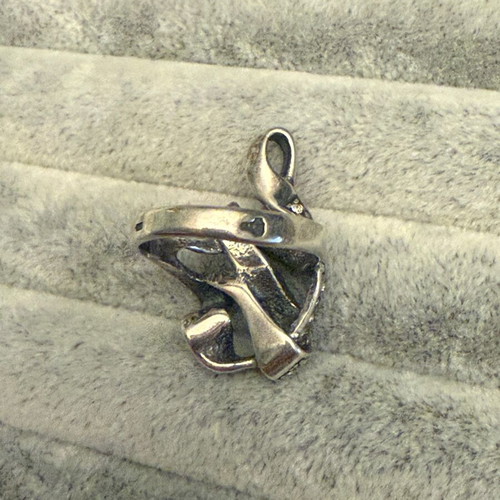 Etalon Jenavi silver ring new with Swarovski crystals