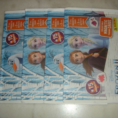 Panini Frozen II pack of 10 magnetic and activity cards new