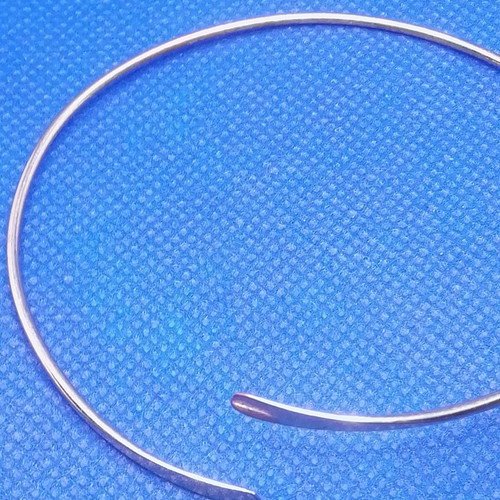 Metal bracelet open handcuff used