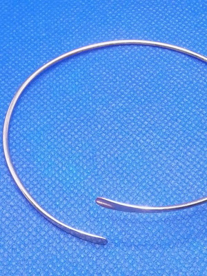 Metal bracelet open handcuff used