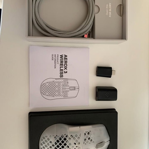 Steelseries Aerox 3 Wireless Ghost mouse new limited edition