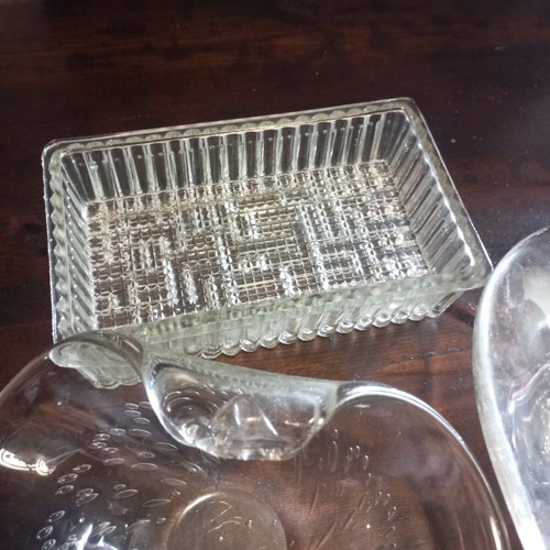 Decorative fondue dishes like new, set of 7 pieces