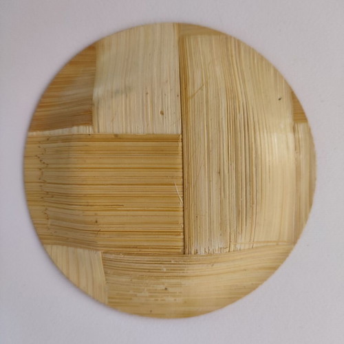Vintage Chinese decorative bamboo coaster