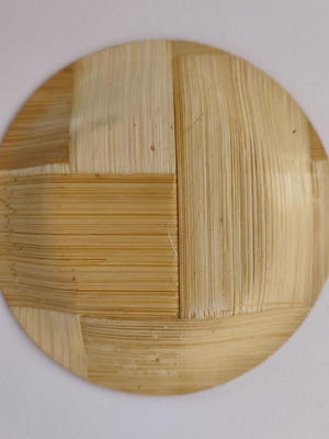 Vintage Chinese decorative bamboo coaster