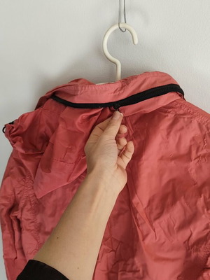 Pink Waterproof Jacket like new, size Large